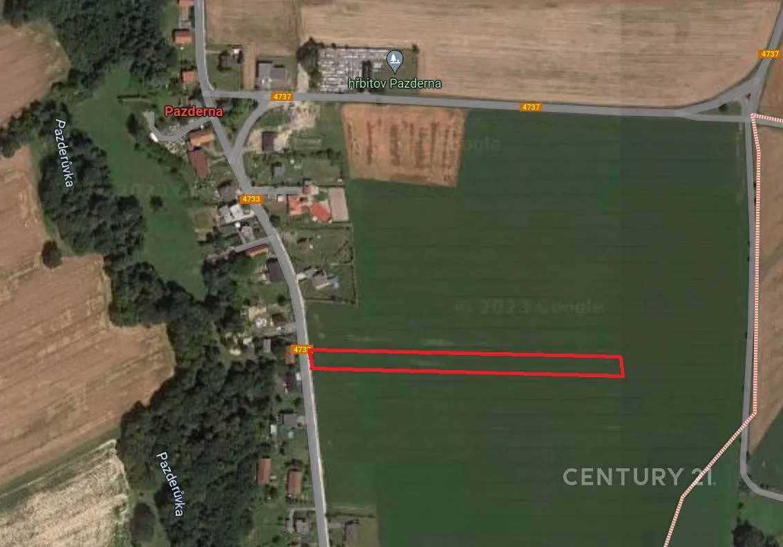 Prodej stavebního pozemku 10923 m²